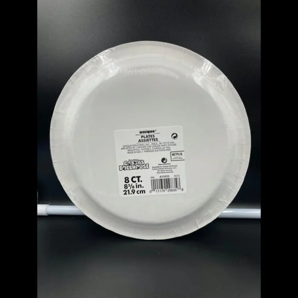8ct Gabby's Dollhouse Paper Plates 9
